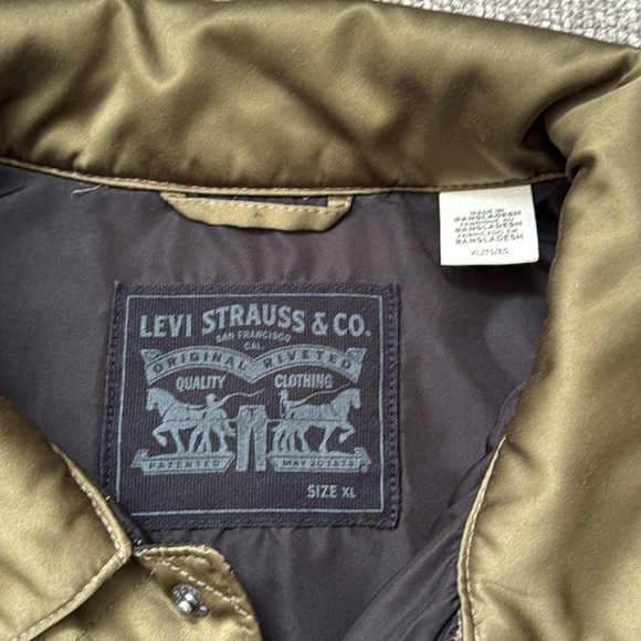 Levi’s Thermore Insulated Button Up Jacket Men’s Sz XL - Picture 9 of 10